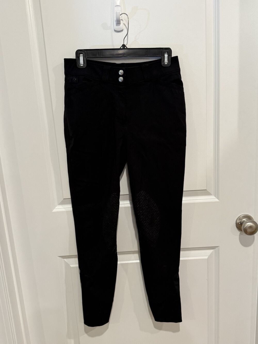 NWOT Dover Saddlery Womens 30 Pants Equestrian Breeches Skinny Black